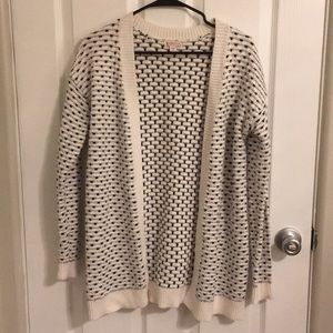 🌻Merona Black and White Cardigan Sweater